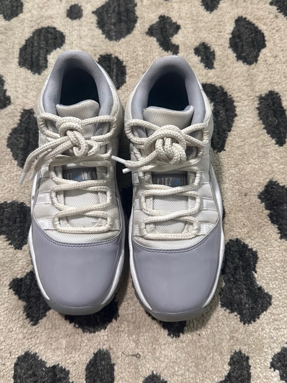 Air Jordan 11 Retro Low - Youth Grey Low-Top Sneakers - Size 6
